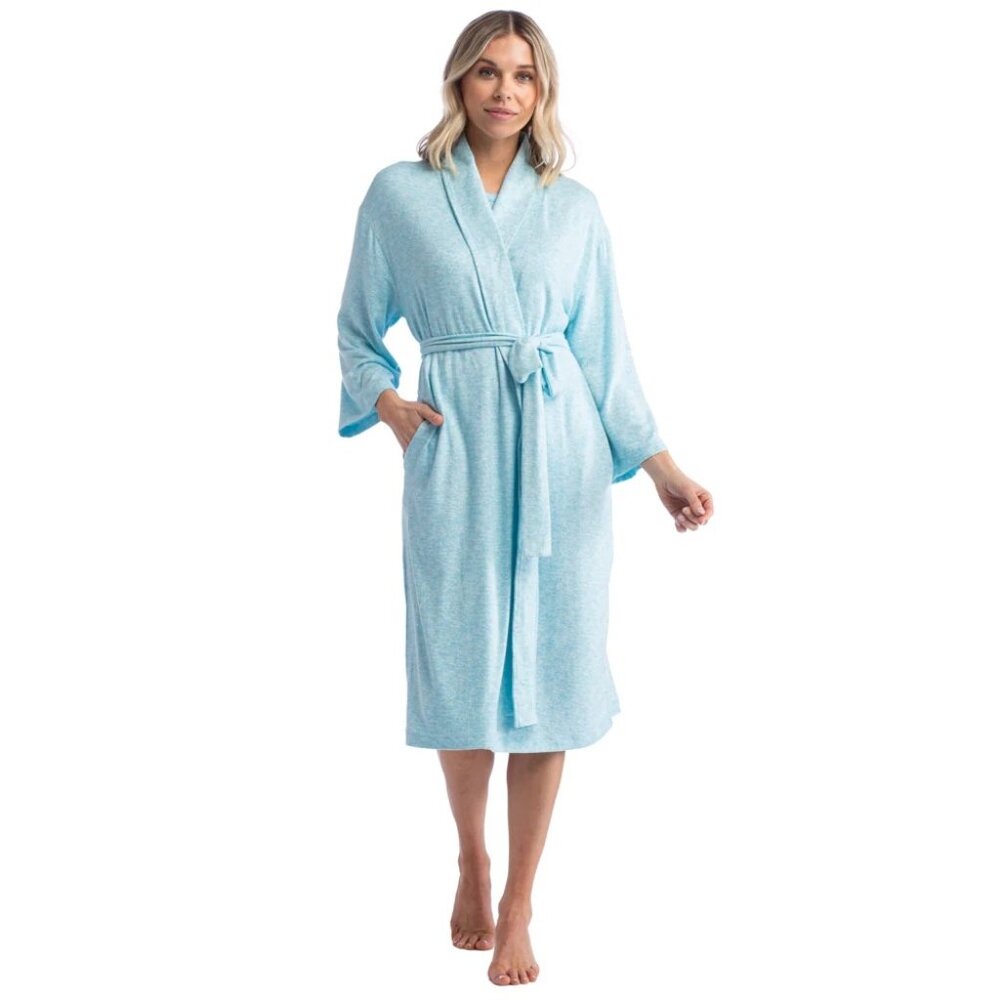 Softies Womens Light Blue Robe‎ Size Small/Medium